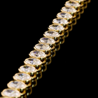 7ctw Bezel Oval Tennis Bracelet