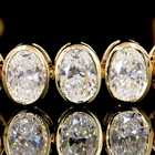 7ctw Bezel Oval Tennis Bracelet