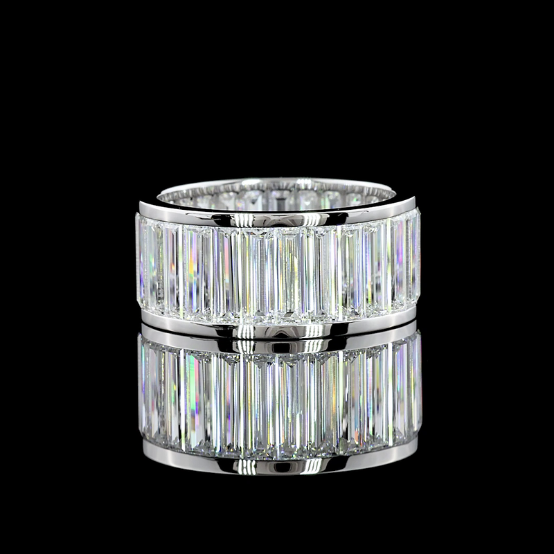 7ctw Baguette Channel Diamond Eternity Band