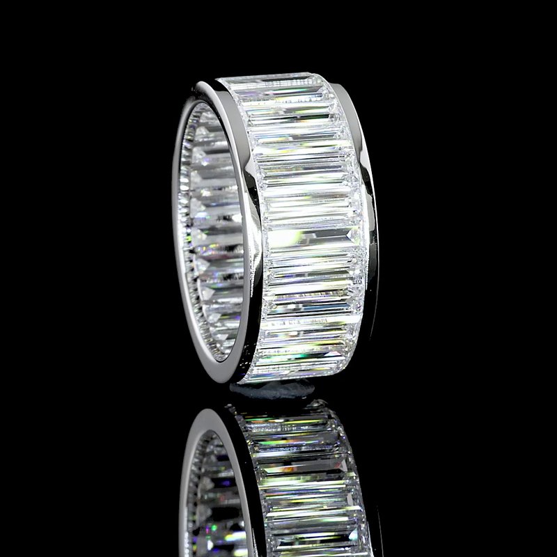 7ctw Baguette Channel Diamond Eternity Band