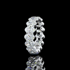 7-1/2ctw Oval Prong Diamond Eternity Band