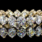 1-3/4ctw Prong Round Eternity Band