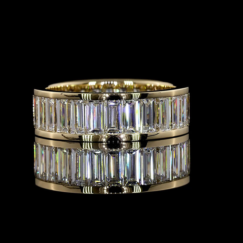 Baguette Diamond Channel Eternity Band (4ctw)