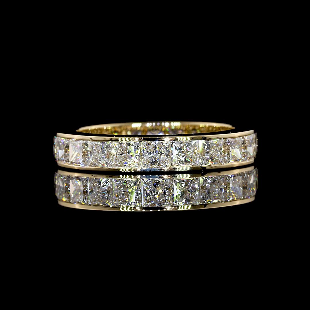 3ctw Princess Channel Diamond Eternity Band