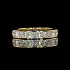 3ctw Princess Channel Diamond Eternity Band