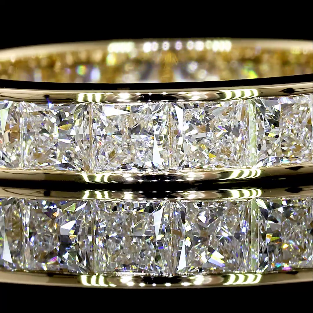 3ctw Princess Channel Diamond Eternity Band