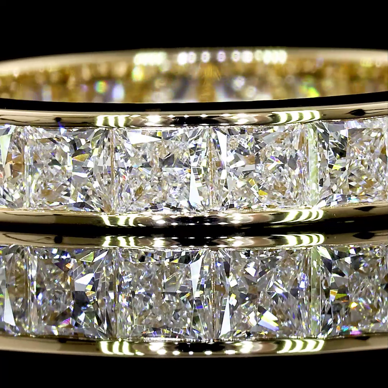 3ctw Princess Channel Diamond Eternity Band