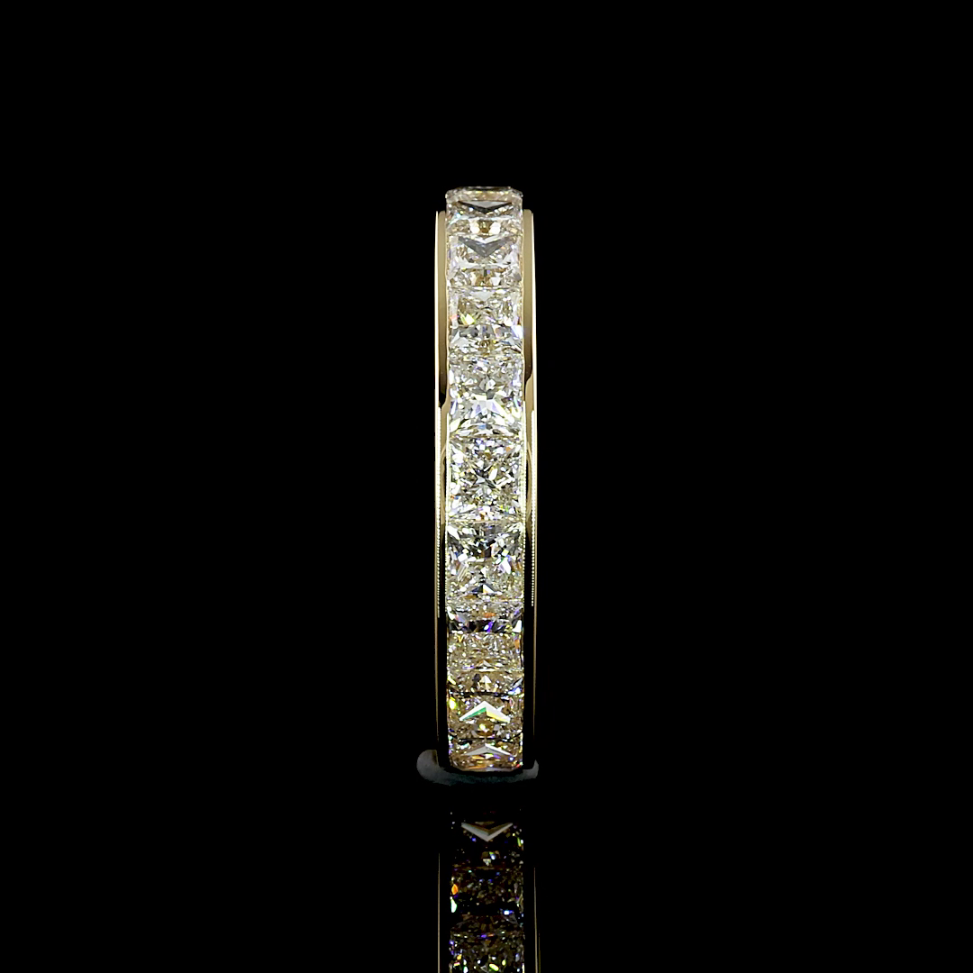 3ctw Princess Channel Diamond Eternity Band