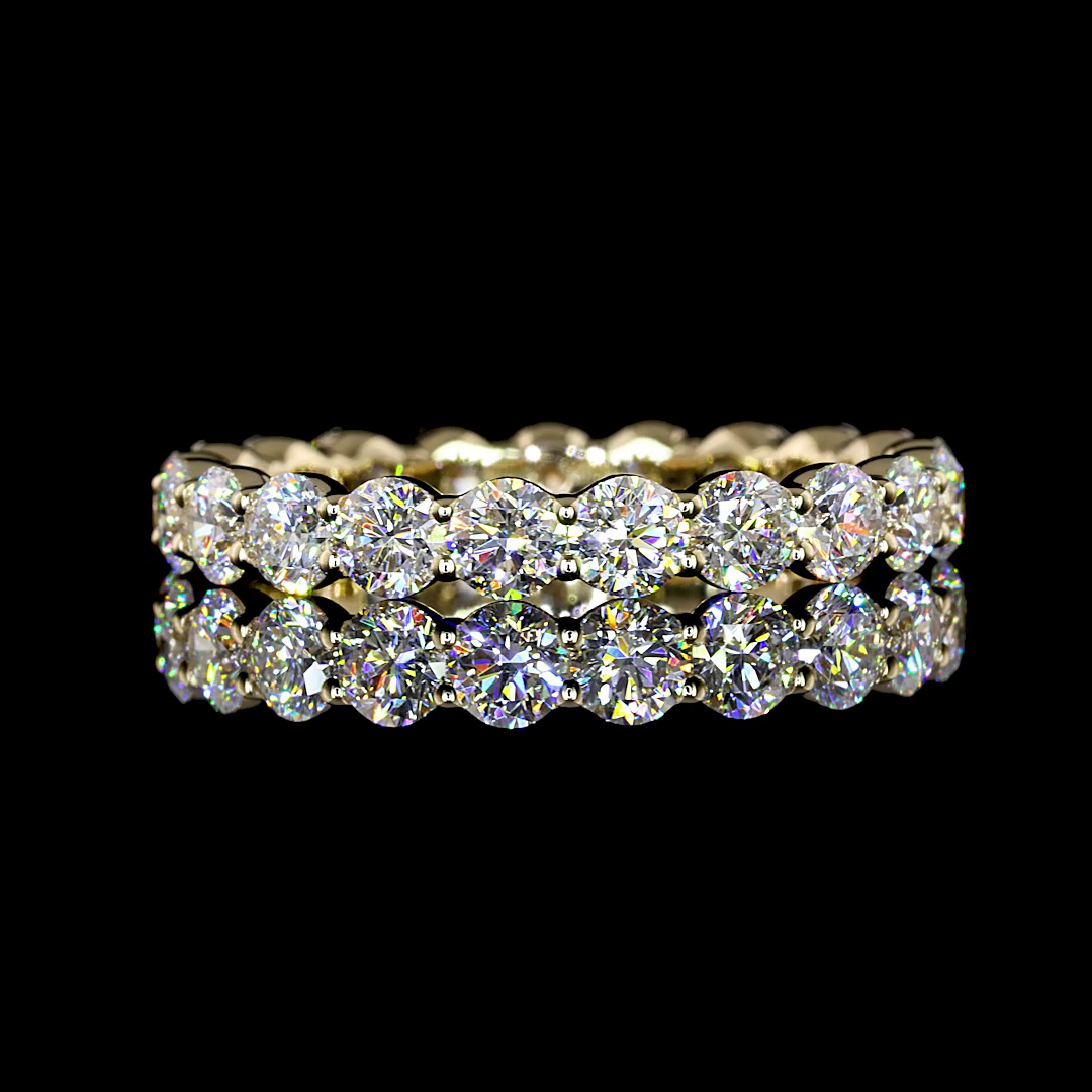 9ctw Prong Round Eternity Band