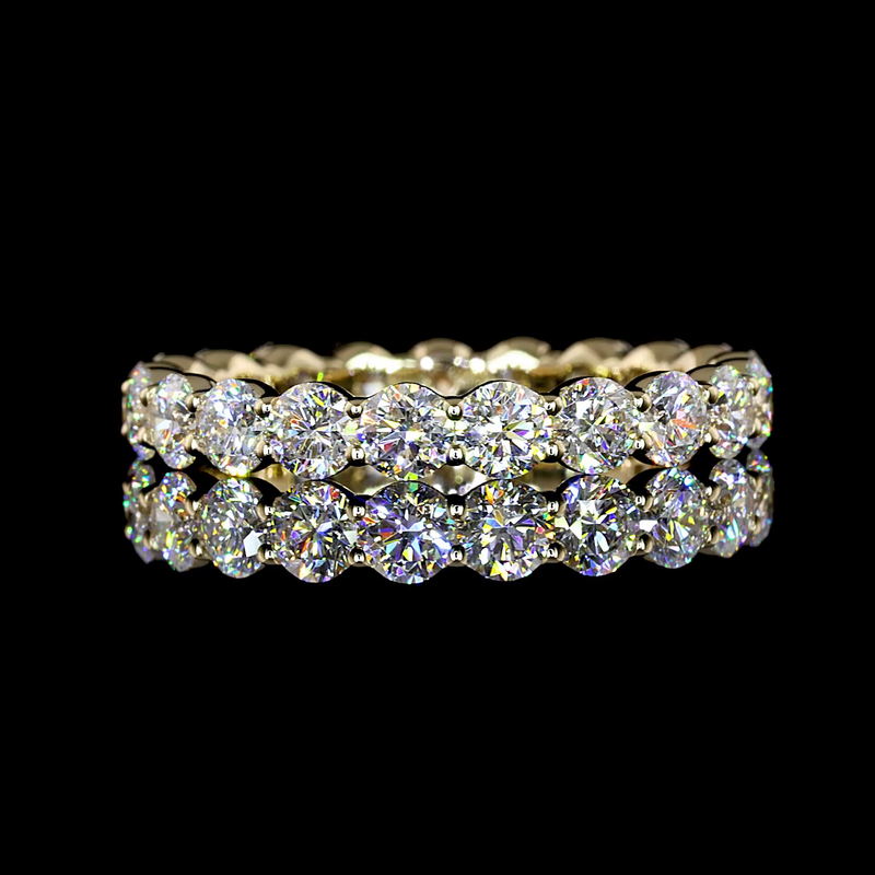 9ctw Prong Round Eternity Band
