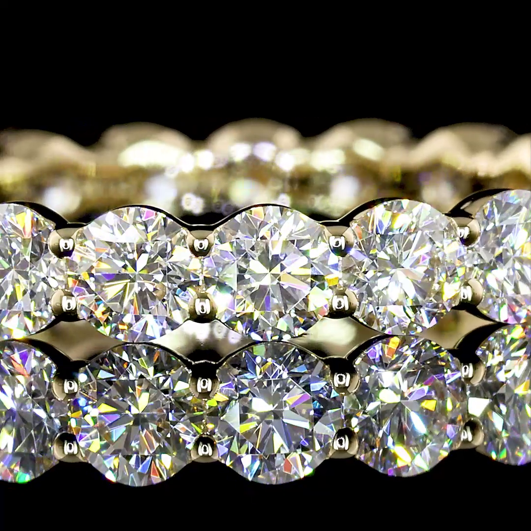 9ctw Prong Round Eternity Band