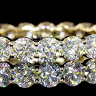 9ctw Prong Round Eternity Band