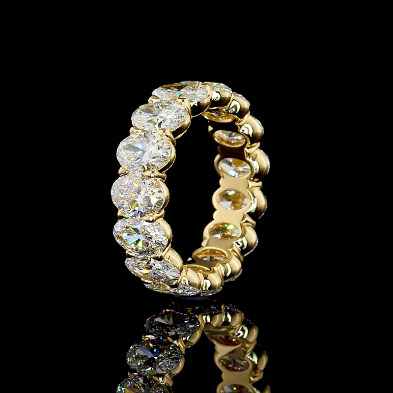 6ctw Oval Prong Diamond Eternity Band