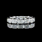 2ctw Bezel East West Radiant Eternity Band