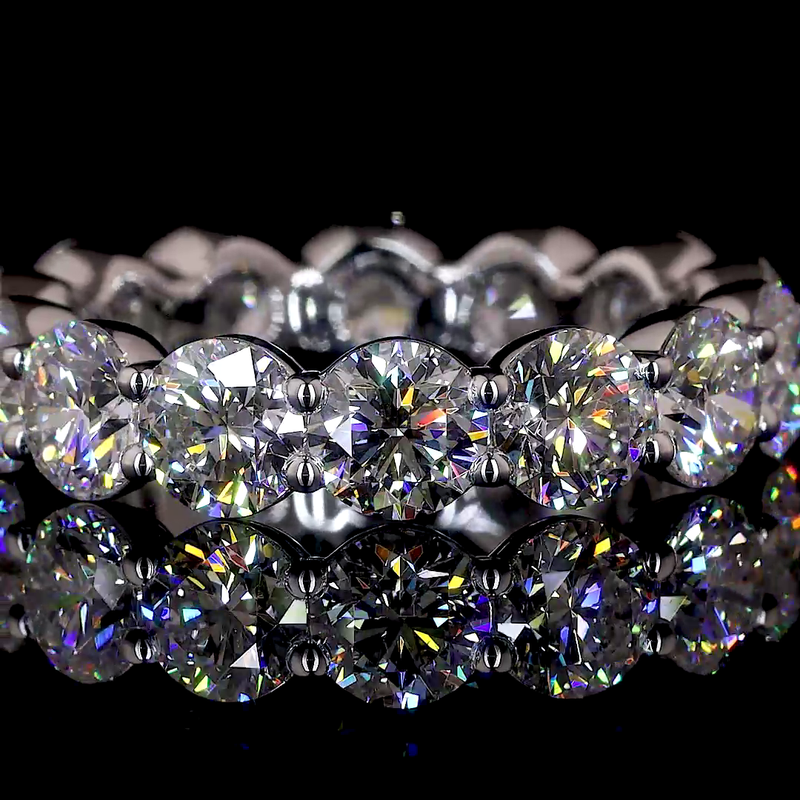 5ctw Round Prong Diamond Eternity Band
