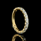 1-1/2ctw Prong Cushion 3/4 Eternity Band