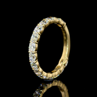 1-1/2ctw Prong Cushion 3/4 Eternity Band