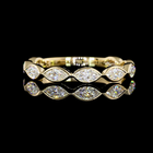 3/4ctw Bezel East West Marquise 3/4 Eternity Band