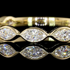 3/4ctw Bezel East West Marquise 3/4 Eternity Band