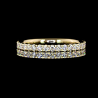 3/8ctw Pave Micro Round 3/4 Eternity Band