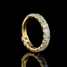 3ctw Antique Cushion Prong Diamond 3/4 Eternity Band