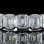 1ctw Bezel Emerald Five Stone Band