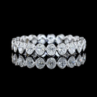 1ctw Bezel Oval Eternity Band