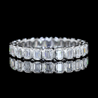 1ctw Bezel Emerald Eternity Band
