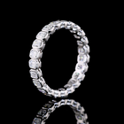 1ctw Bezel Emerald Eternity Band