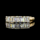 1ctw Prong Emerald Seven Stone Band