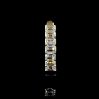 1ctw Prong Emerald Seven Stone Band