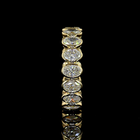 3ctw Oval Bezel Diamond Eternity Band