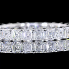 2ctw Prong Asscher Eternity Band