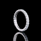 2ctw Prong Asscher Eternity Band
