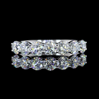 1ctw Prong Round Seven Stone Band