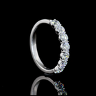 1ctw Prong Round Seven Stone Band