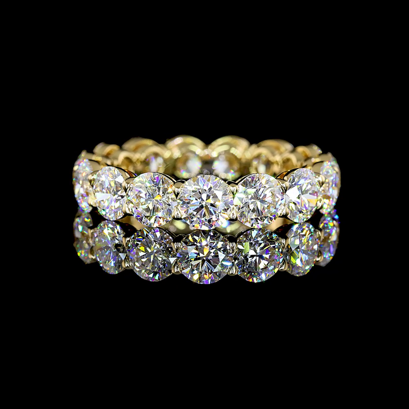 5ctw Round Prong Diamond Eternity Band
