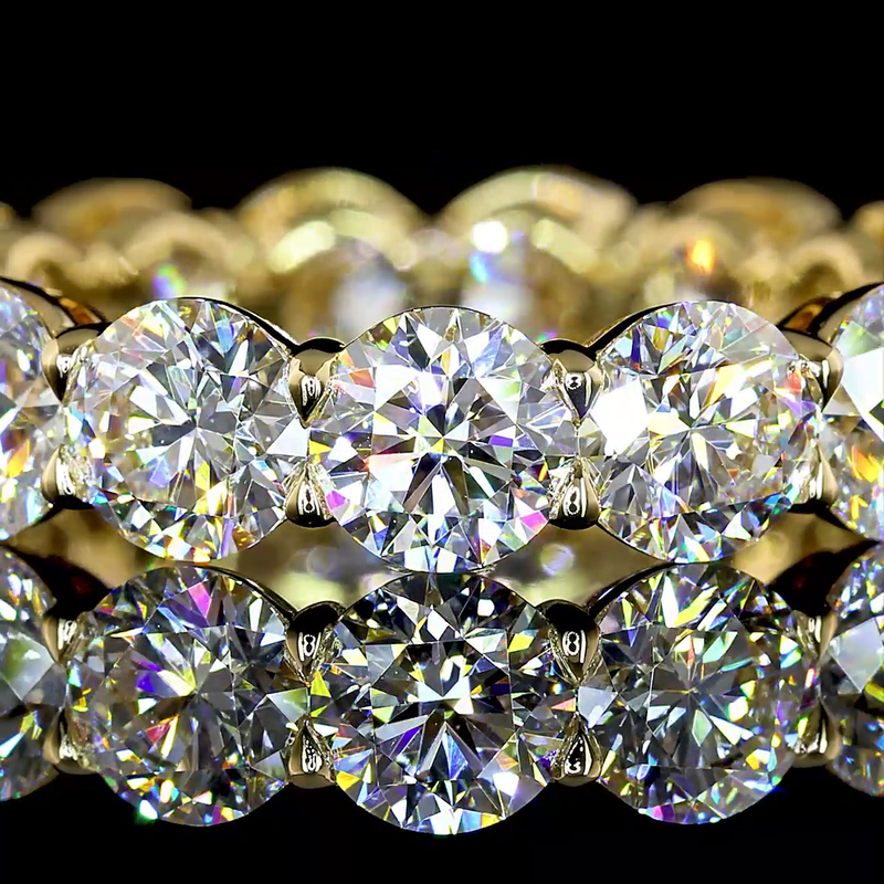5ctw Round Prong Diamond Eternity Band