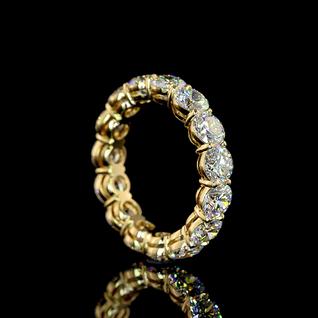 5ctw Round Prong Diamond Eternity Band