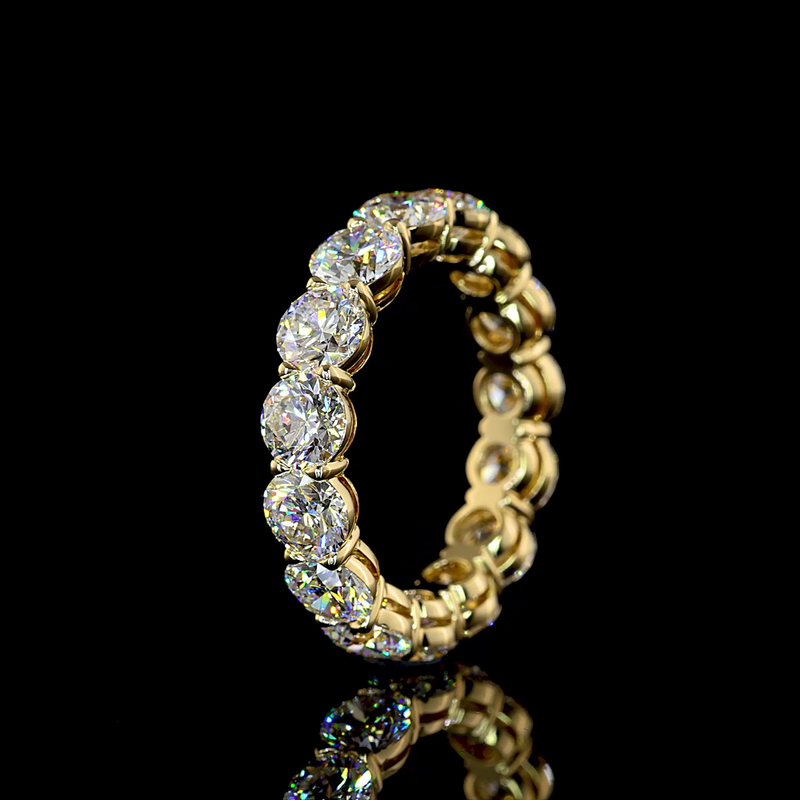 5ctw Round Prong Diamond Eternity Band