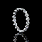 1ctw Bezel Round Eternity Band