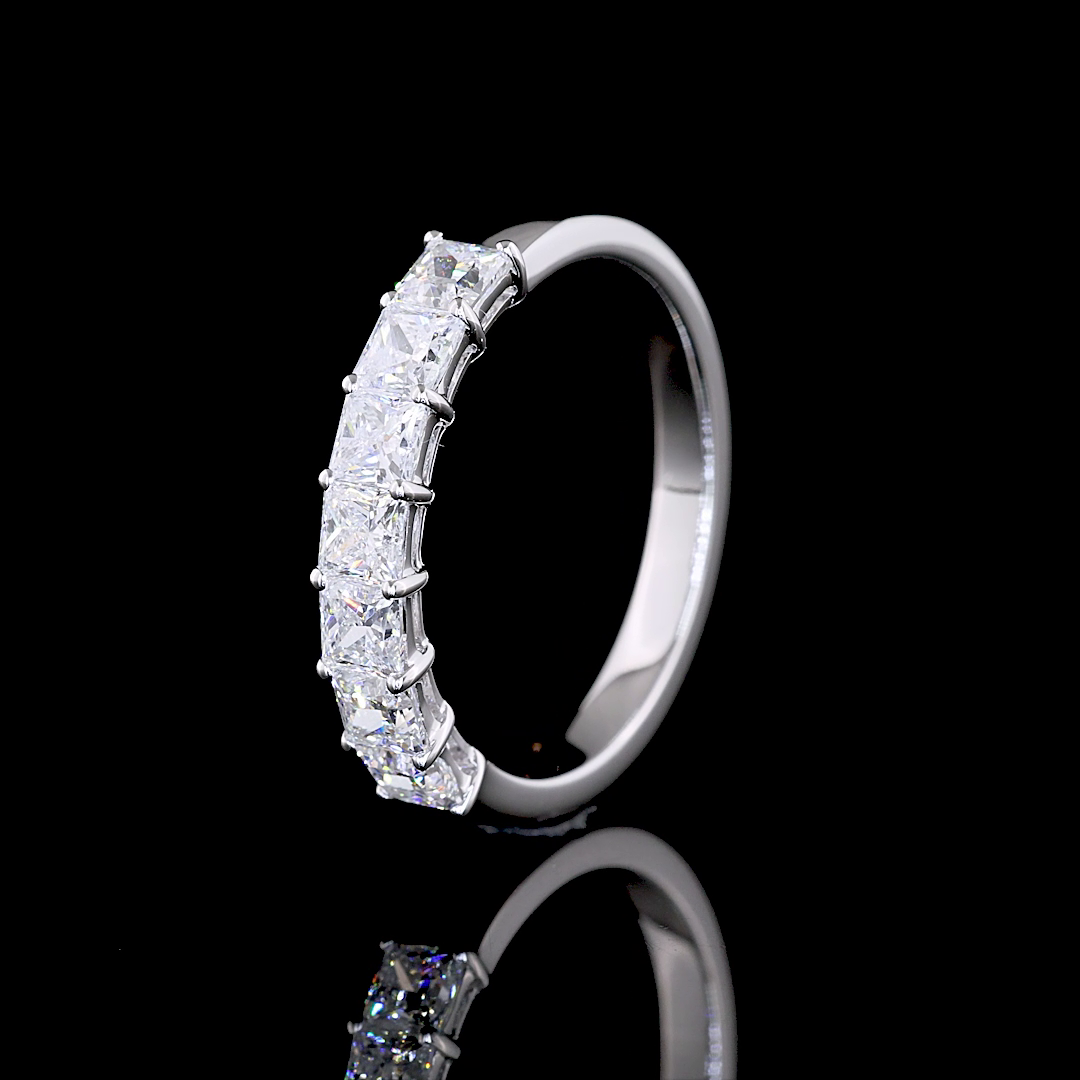 1ctw Prong Princess Seven Stone Band