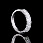 2ctw Prong Emerald Seven Stone Band