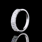 2ctw Prong Emerald Seven Stone Band