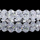 3/4ctw Prong Oval Seven Stone Band