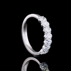3/4ctw Prong Oval Seven Stone Band