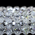 2ctw Prong Oval Eternity Band