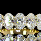 3ctw Prong Oval Seven Stone Band