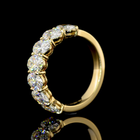3ctw Prong Oval Seven Stone Band