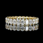 5ctw Prong Oval Eternity Band